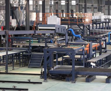 巖棉板復(fù)合板生產(chǎn)線