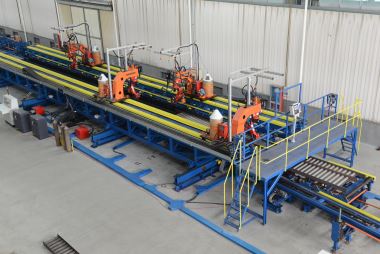 波浪腹板H型鋼焊接生產線