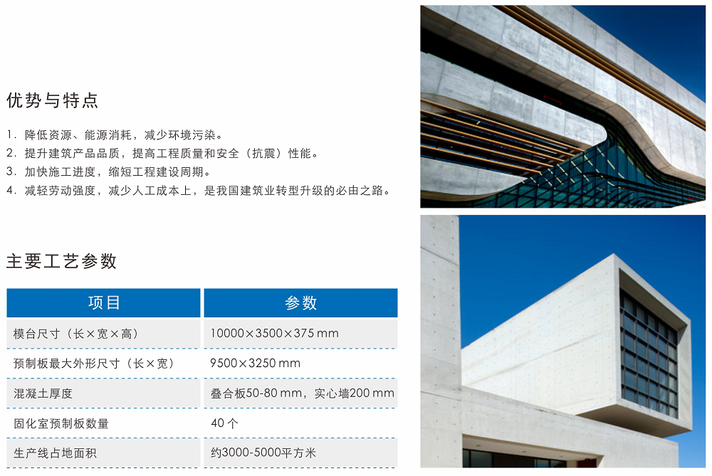 PC預(yù)制混凝土構(gòu)件生產(chǎn)線